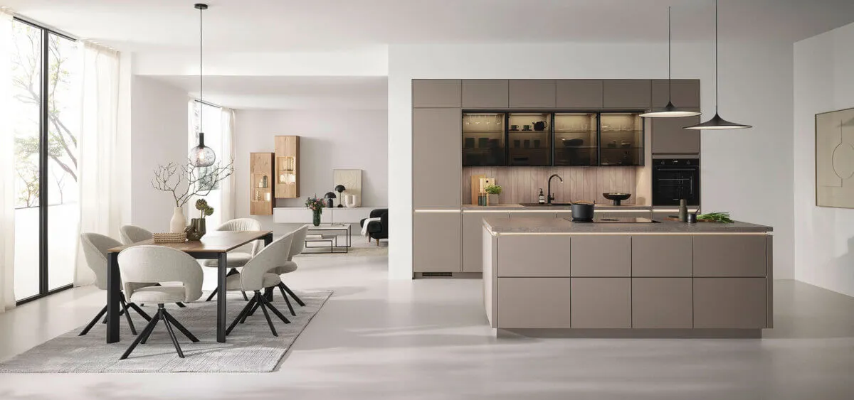 nobilia Senso Macchiato Premium matt / AEG – Angebotsküche des Verbands – Senso Macchiato Premium matt