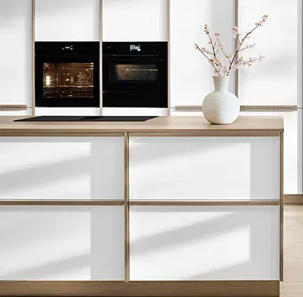 Nobilia Senso/Sakura Küchenfront, Detailaufnahme der Materialoberfläche