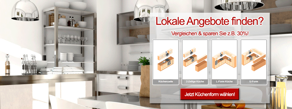 Gratis 3 lokale Küchenangebote erhalten